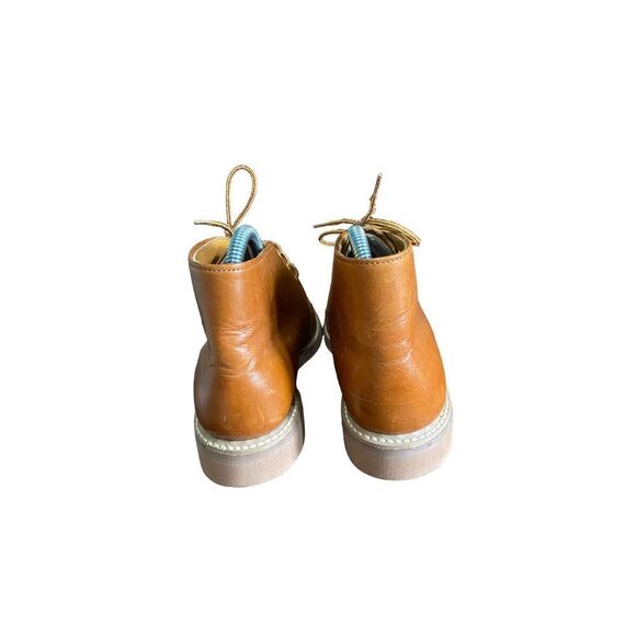 WOMENS vintage Double H leather lace up boots size 6.5 - Picture 7 of 10